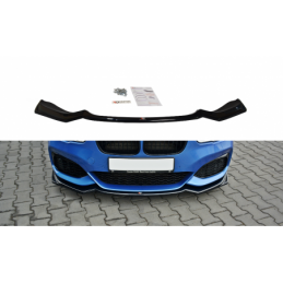 LAMA SOTTOPARAURTI ANTERIORE V.1 MAXTON DESIGN PER BMW SERIE 1 F20 / F21  LCI RESTYLING CON KIT M NERA OPACA